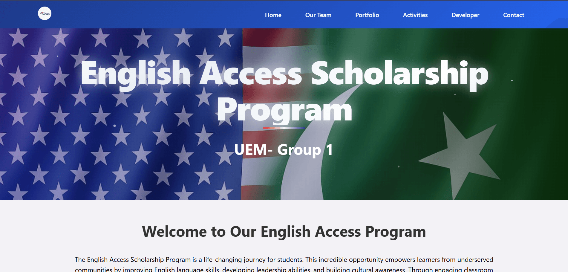 Access Home Page